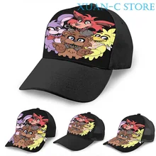 Пять ночей у Фредди! Баскетбольная кепка мужская и женская модная черная шляпа унисекс с принтом