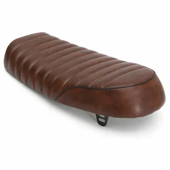 

Brown Vintage Retro Cafe Racer Seat For Honda Kawasaki Suzuki Yamaha BMW GS450L
