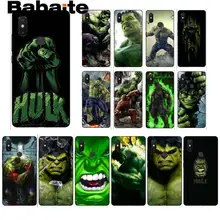 Babaite Marvel Heroes Халк черный ТПУ Мягкий силиконовый чехол для телефона чехол для Xiaomi 6 MIX2 8SE K20 REDMI 5A NOTE4X 7 6A мобильные чехлы