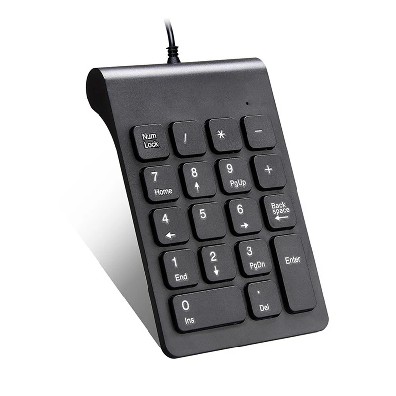 USB PS/2 универсальная Ультратонкая цифровая клавиатура номер мини-клавиатура подключи и играй, нет необходимости устанавливать драйверы