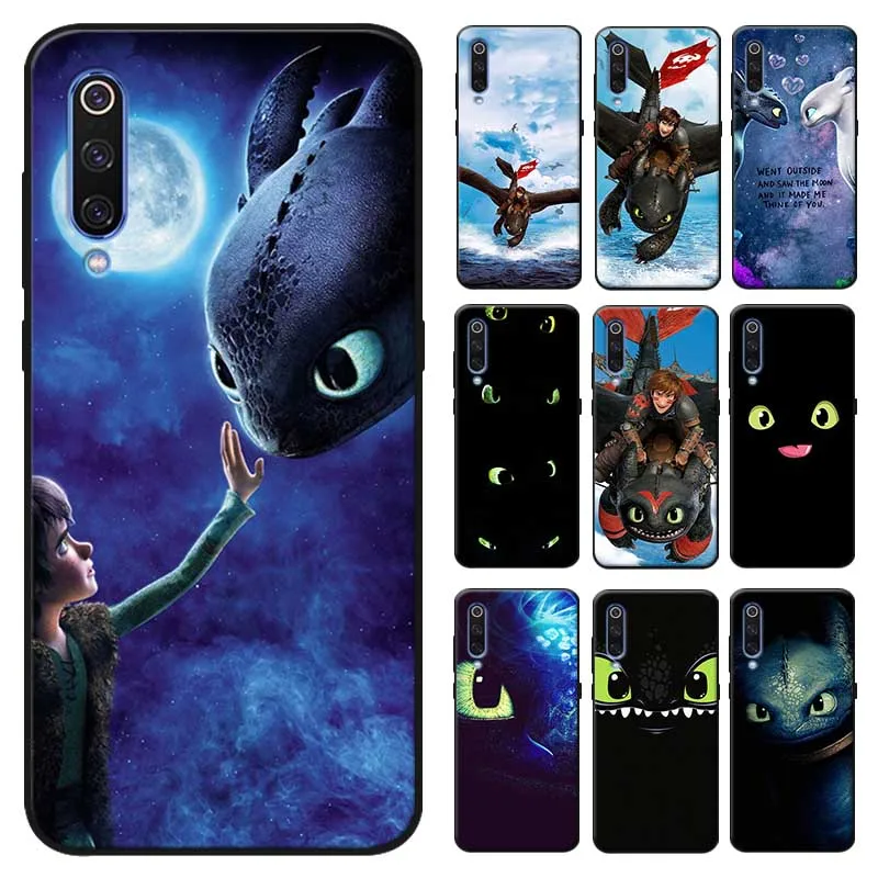 For samsung galaxy a50 a70 a30 a40 a20 s8 s9 s10 plus Soft silicone Cover Phone Case Funny Toothless Train Your Dragon | Мобильные