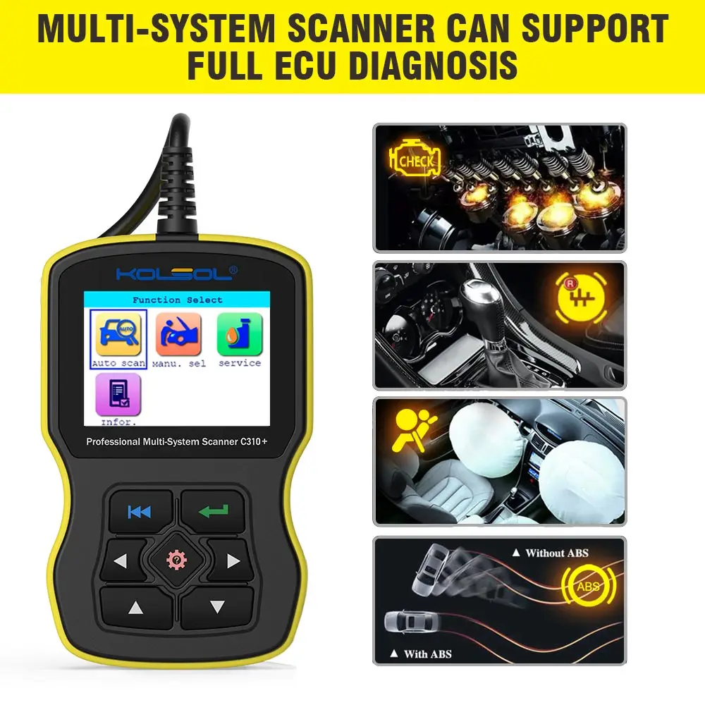 KOLSOL C310+ сканер с полной системой сканирования кода для BMW C310+ сканер