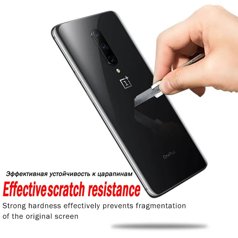 30D полное покрытие Гидрогелевая задняя пленка для Oneplus 7 Pro Защита экрана 7T 6 6T