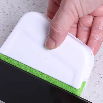 

1Pcs Groove Cleaning Brush Scrubbing Brushes Green 10.7*7.1*2.2CM Multipurpose Home Cleaning Tools Soft Hair Eco-friendly