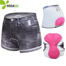 WOSAWE Tights Cycling Shorts Women Shockproof Gel Pad Comfortable Bicycle Cycle Clothing Bike Wear MTB Super Shorts Clothing