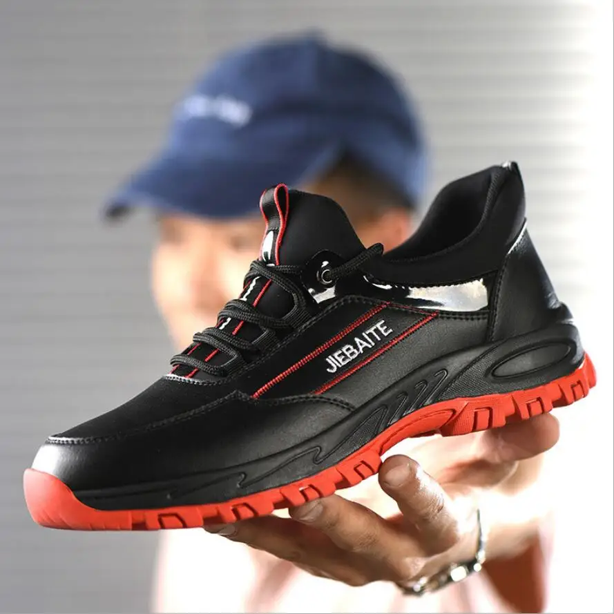 JX635 Men designer shoes spring light breathable safety work shoes Steel toe Anti-smashing anti-piercing safety protective shoes JX635 Men designer shoes spring light breathable safety work shoes Steel toe Anti-smashing anti-piercing safety protective shoes