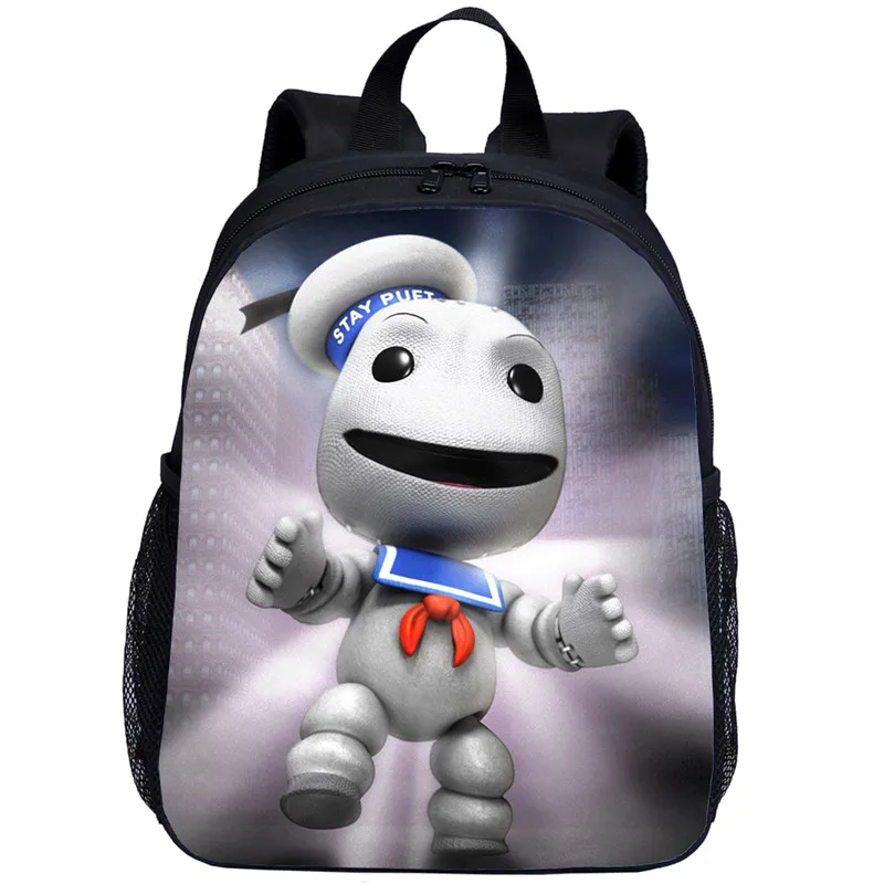 Детский 3D милый дизайнерский рюкзак с привидениями, школьные рюкзаки для мальчиков и девочек, Детский рюкзак для детского сада, школьный рюкзак Mochila Infantil - Цвет: Коричневый