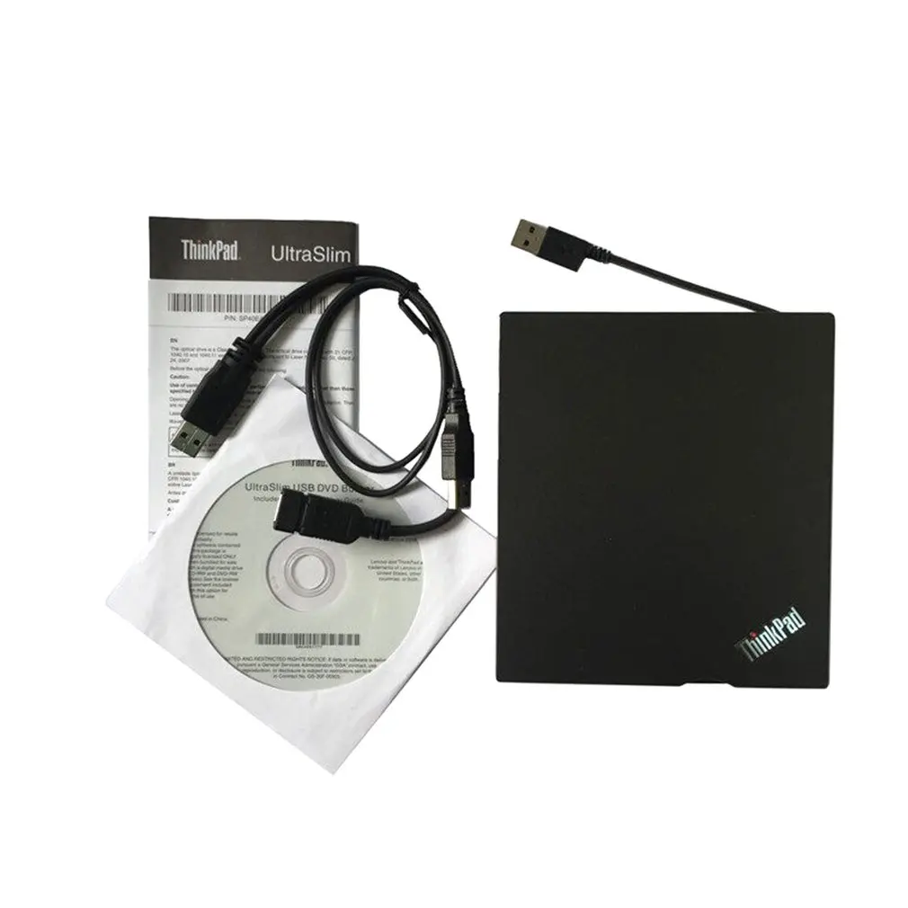 

Lenovo Thinkpad Optical Drive Ultra-Thin Dvd Recorder External Mobile Optical Drive Notebook Desktop 4Xa0F33838 Optical Drive