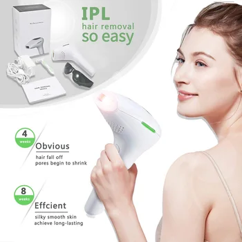 

Permanent IPL Epilator Device Pulsed Light Technology Hair Removal Safe Painless Multifunctional 5 Gear LCD Smart Hair Removal