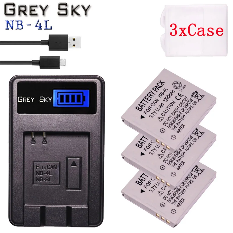Аккумуляторная батарея для Canon IXUS 50 55 60 65 80 75 100 I20 110 115 120 130 IS 117 220 225 аксессуары