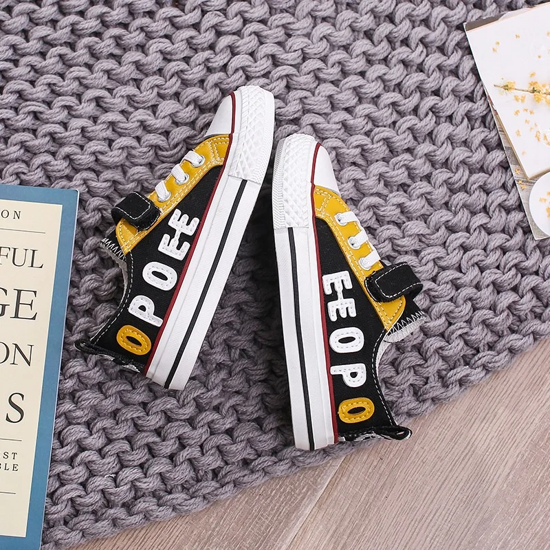 Fashion Canvas Sneakers Children's Shoes Children's Sneakers Comfortable Kids Flats Boys Shoes Girls Sneakers
