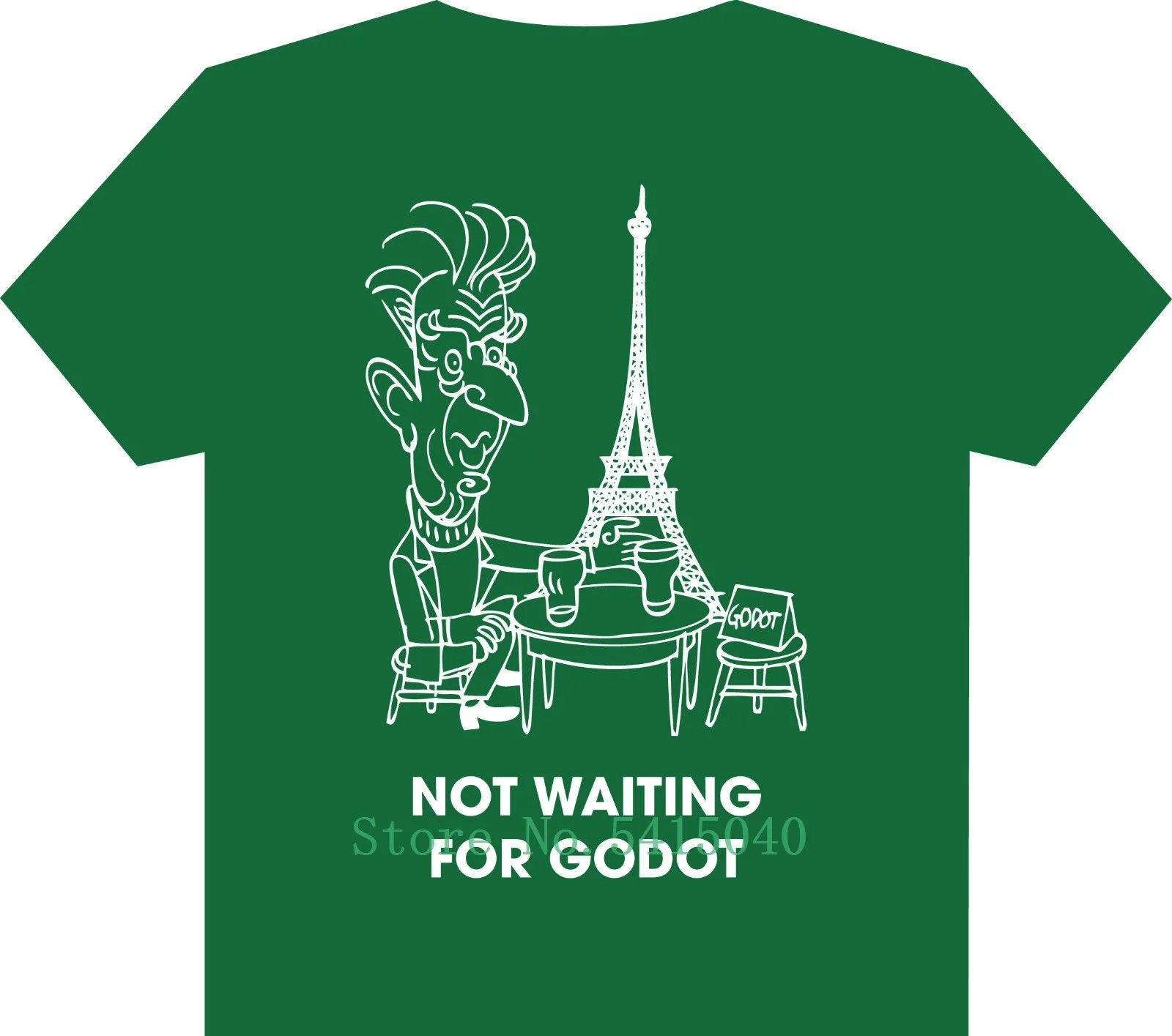 Samuel Beckett Graphics Cartoon T Shirt M Cool Casual Pride Men Unisex New Tshirt Loose Size Top Ajax 2018 |