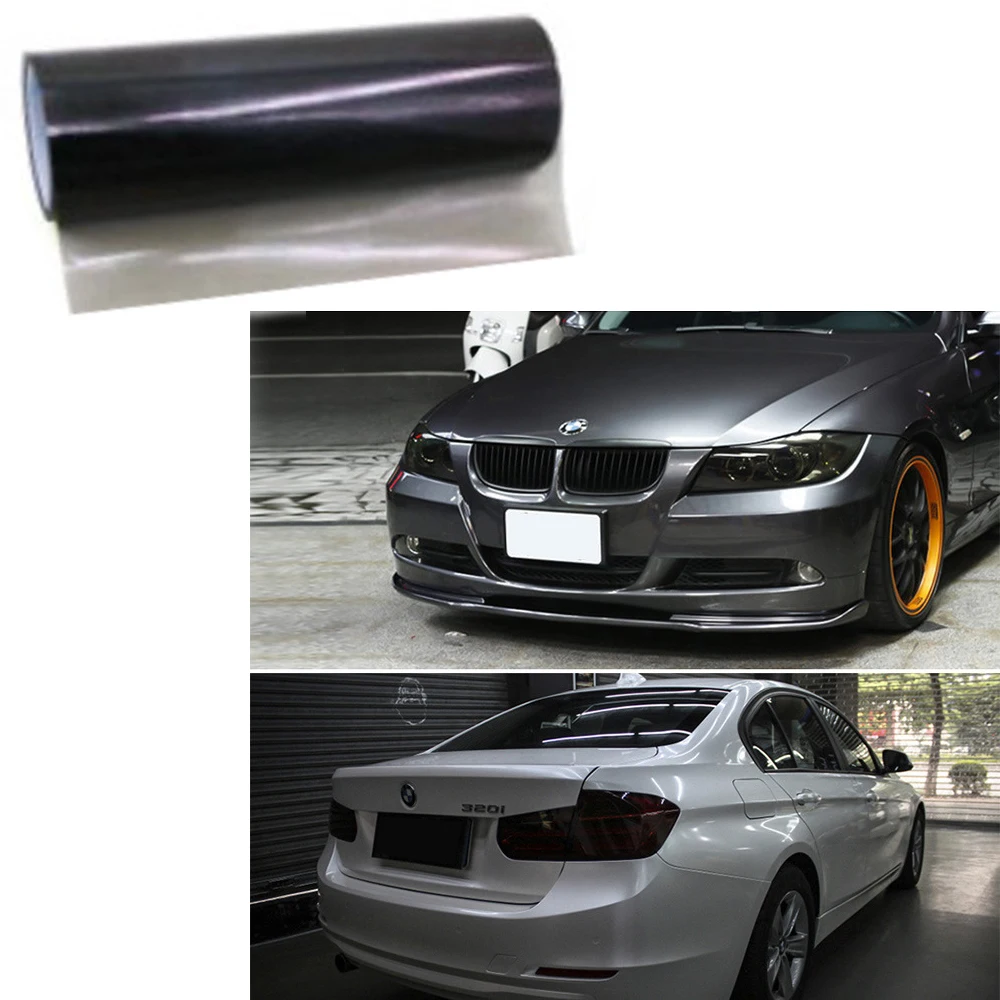 1Pc Smoke Fog LED Light Head Taillight Tint Film Sheet Protector Car Accessories Sticker 30cm*60cm For Useful | Автомобили и