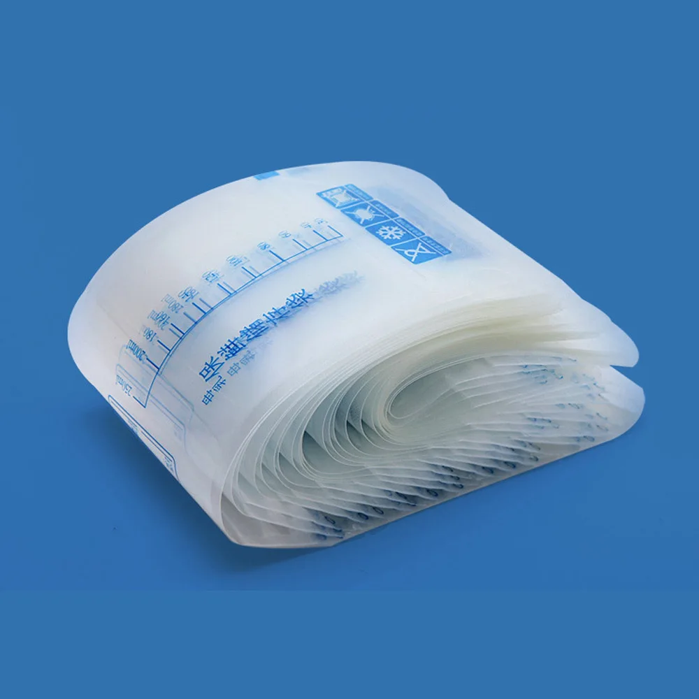 10-20pcs 250ml Milk Freezer Bags Mother Milk Baby Food Storage Breast Storage Bag BPA Free Baby Safe Feeding Bags Feeding