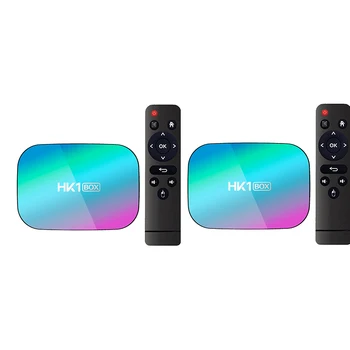 

HK1 Box Amlogic S905X3 4GB RAM 128GB ROM 5G WIFI Bluetooth 4.0 1000M LAN Android 9.0 4K 8K H.265 TV Box