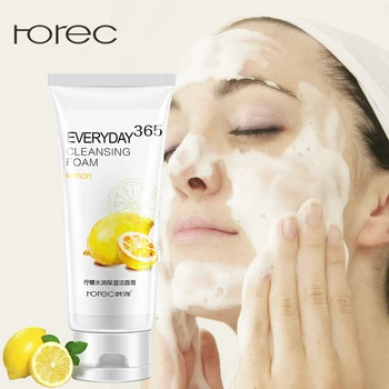 

ROREC 100% Plant Pure Deep Cleansing Foam Facial Cleanser Shrink Pores Control Oil Whitening Moisturizing Aloe Vera Gel Cleanser