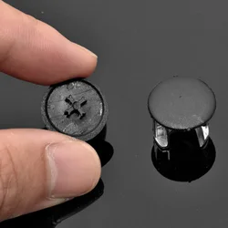 100Pcs Screw Cover Caps Plastic Flat Phillips Screw Cap Nuts Furniture Decorative Hardware Accessories