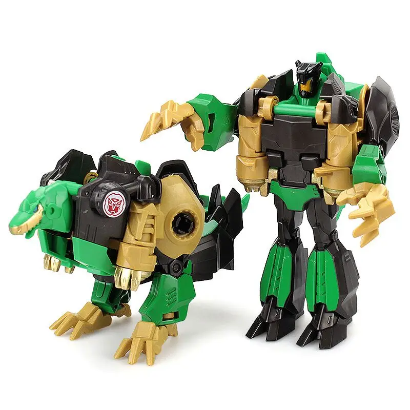 Kids Transformation Robot Car Anime Action Figure Toy Plastic Mini Deformation Robot Classic Education Toy For Children Boy Gift