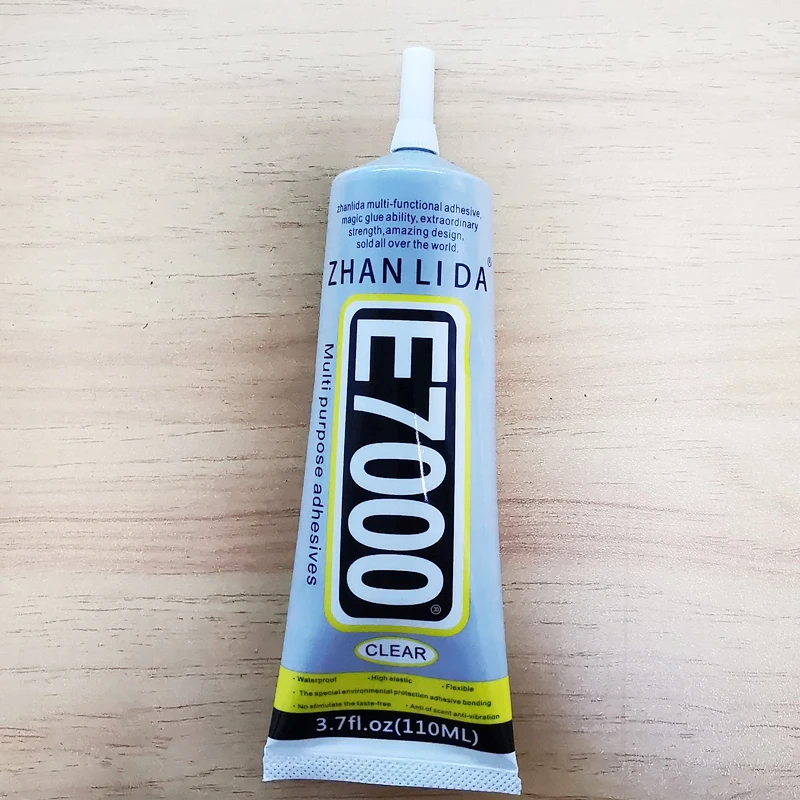 E7000 Fully Transparent High Strength Liquid Rubber Glue for Metal