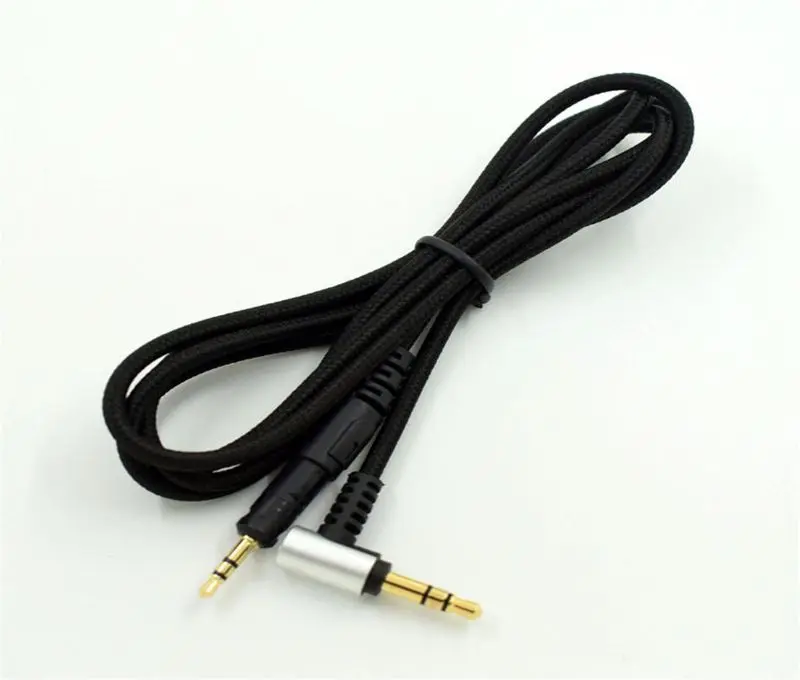 Тканый аудио кабель провод-контролируемый кабель для наушников HD598 HD518 ATH-M50X M40X