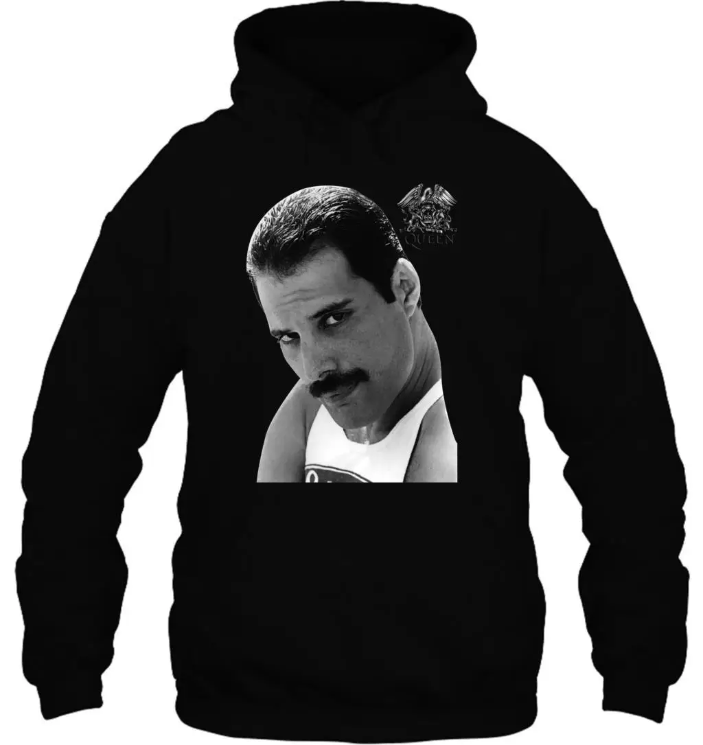 Мужская толстовка с капюшоном queen Freddie Mercury White queen White унисекс женская уличная одежда