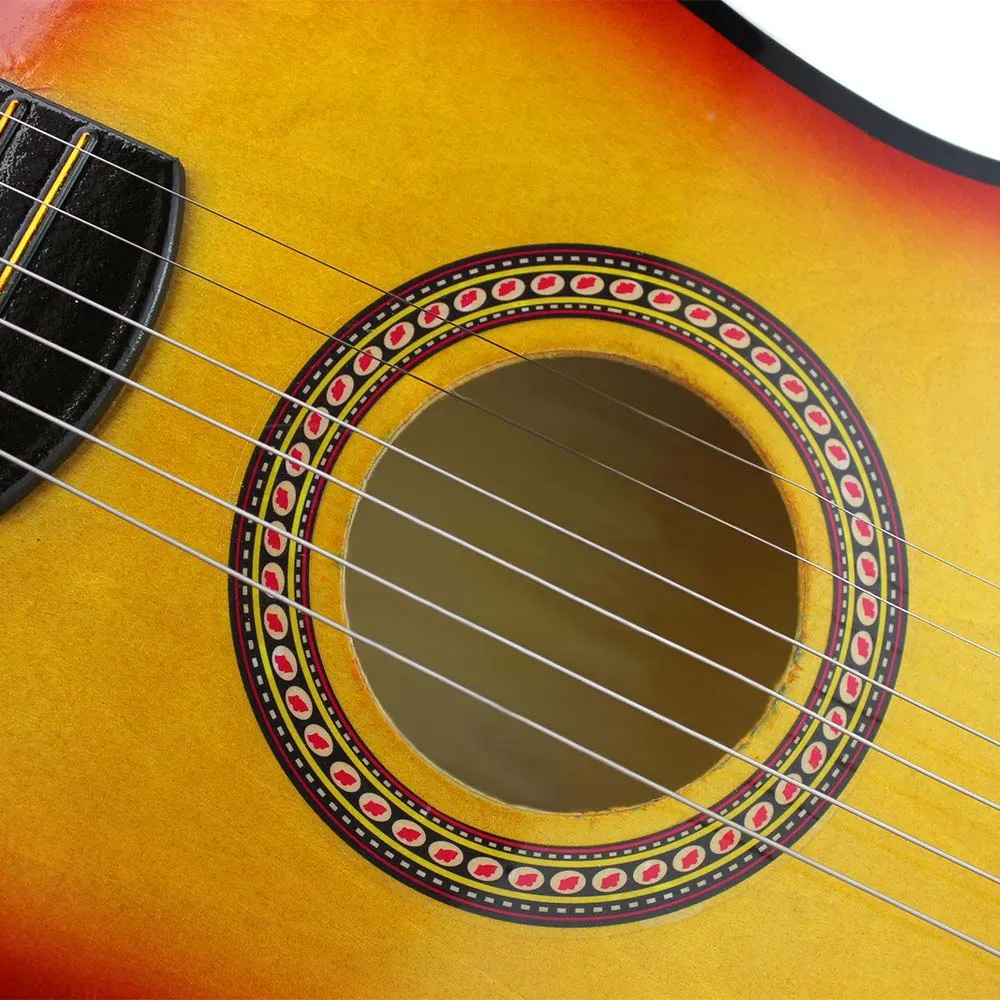 Мини-гитара укулеле 23 дюймов Ukelele концертный цветной палисандр Акустическая гитара Гавайи полный комплект укулеле гитара для начинающих детей