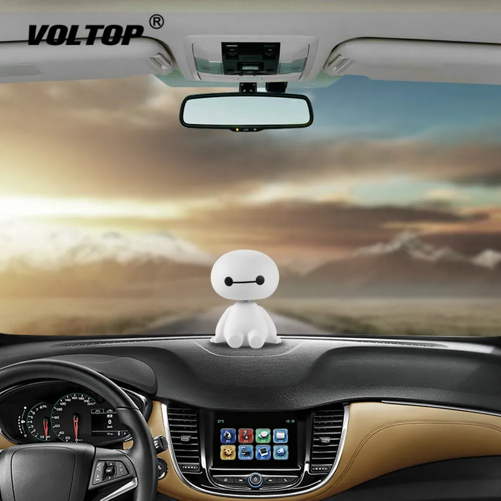 

Cartoon Robot Shaking Head Car Interior Dashboard Decoration Ornament Accessories for Girls Hanging Pendant