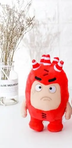 Рождественские подарки 18 см Oddbods мультфильм предохранитель Джефф Ньют Odd ZEE Bods мягкие животные плюшевые игрушки кукла плюшевые игрушки мягкие игрушки - Цвет: 18cm