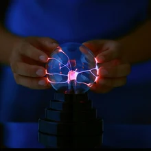 3-дюймовый электрооптический шар USB волшебный светильник отрицательных ионов лампа плазменный электростатического мяч Магия светильник ning шар свечение b