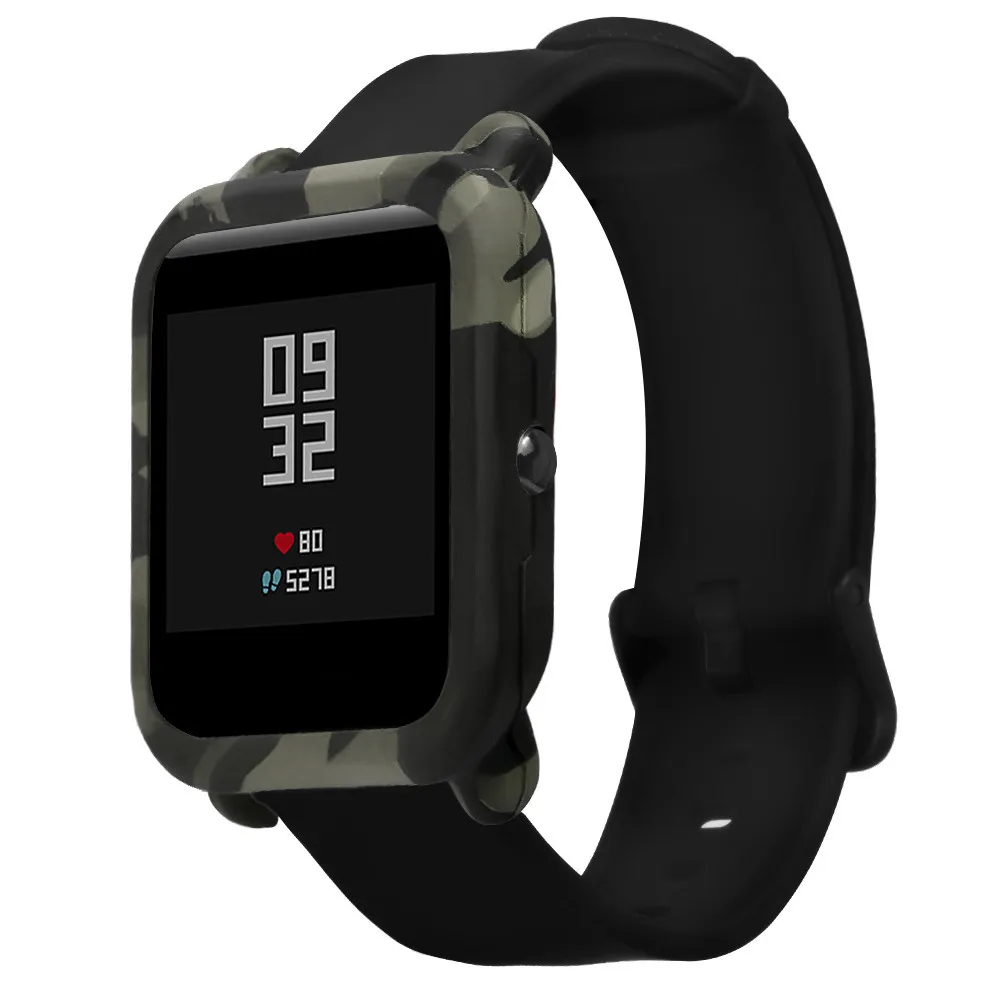 Протектор для Huami amazfit bip Pace Youth Watch, умные аксессуары, защитная рамка, цветной чехол, мягкая силиконовая рамка