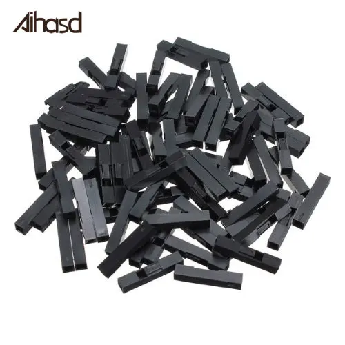 Пластиковый Соединительный кабель Dupont 100 шт. 1P 2 54 мм|jumper wire|connector femaleconnector plastic |