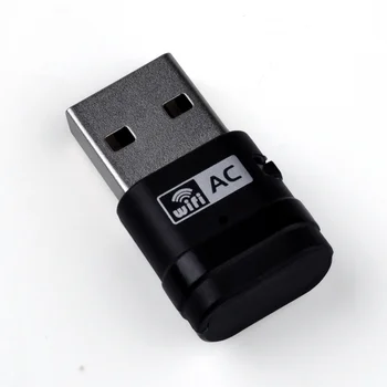 

Mini USB 5Ghz 433Mbps Wireless Wifi Network Adapter AC600 Dual Band 802.11ac
