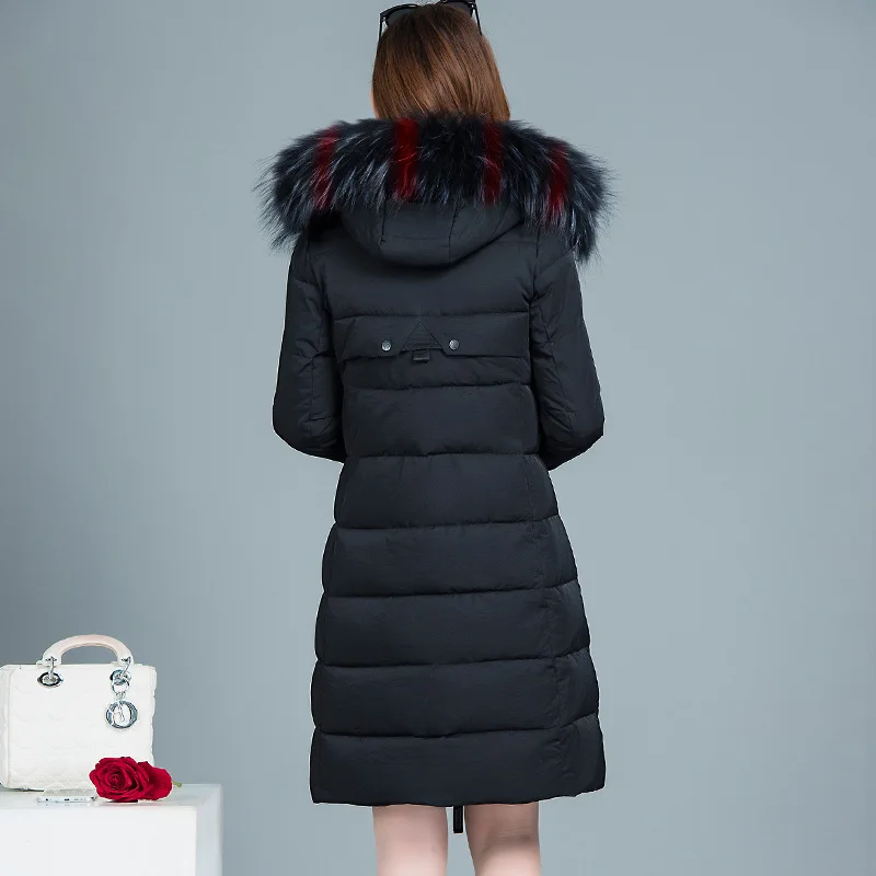 

Mid-length Simple Fashion Warm Cotton-padded Clothes 2019 Winter New Style Korean-style Slim Fit Slimming Long Sleeve Hooded Cot