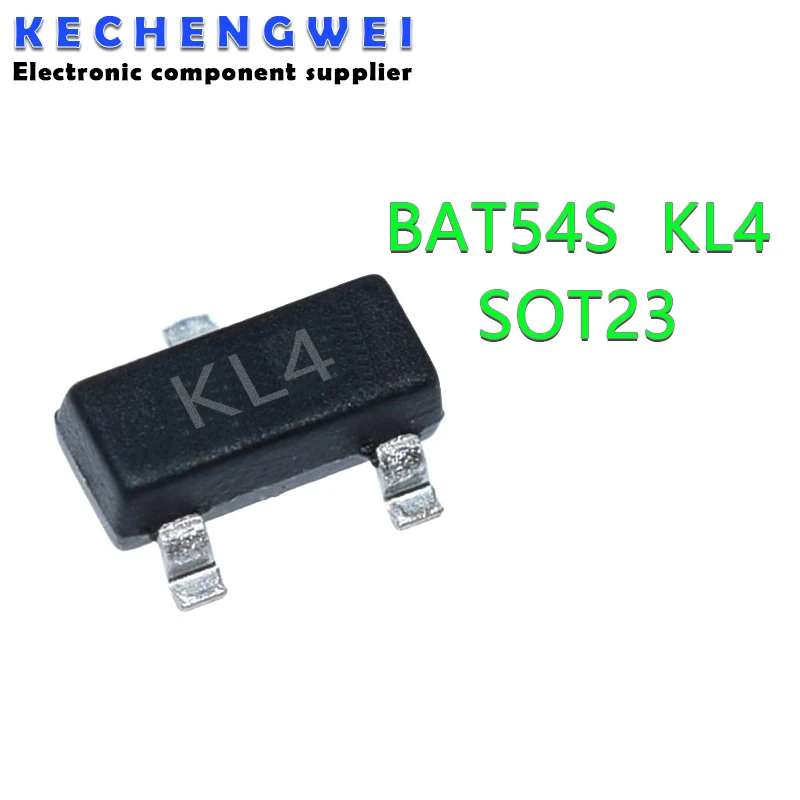 100 шт. BAT54S SOT-23 BAT54 KL4 SOT23 SMD новый и оригинальный | Электронные компоненты