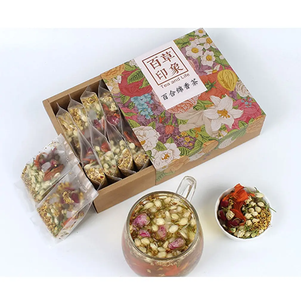 Чайный набор из лилии, Цветочный Фруктовый чай