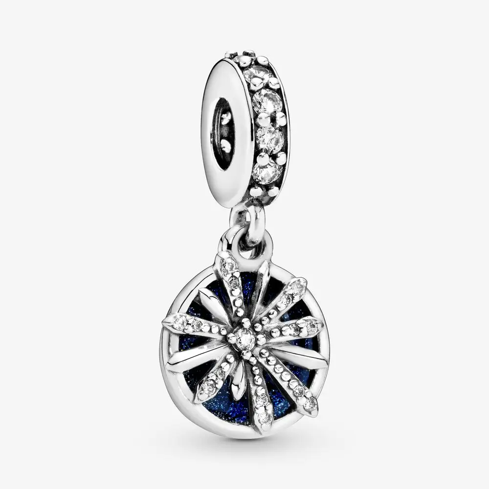 Серебряные бусины 925 пробы браслеты Pandora женские модные ювелирные украшения