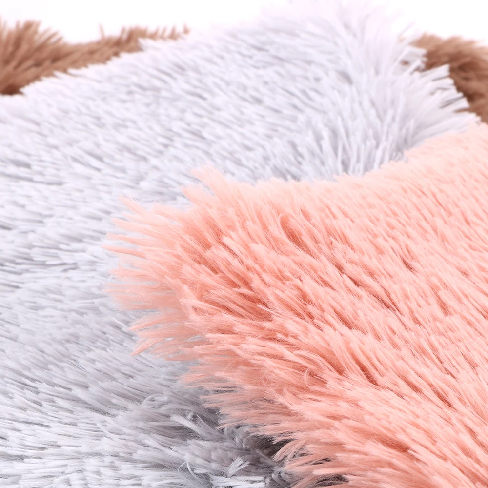 Pet Cushion House Warm Soft Fleece Winter Dog Bed Mat Puppy Cat Sleeping Bed Blanket Square Fluffy Long Plush