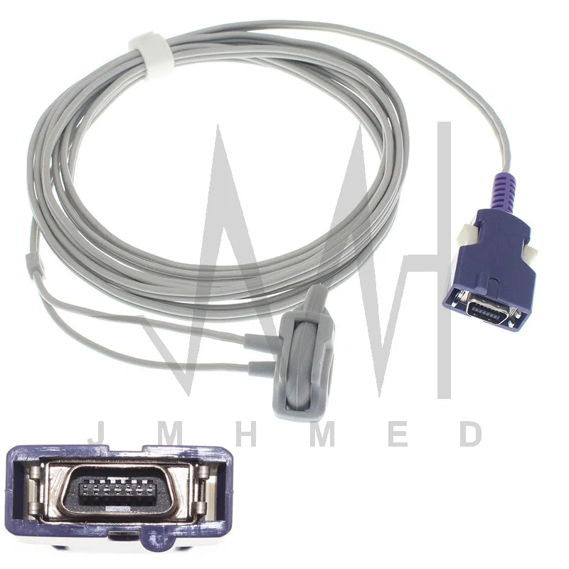 Compatible with spo2 sensor of Nellcor-Oximax monitor 14pin 3m Finger/Ear oximetry cable | Красота и здоровье