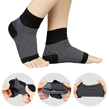 

Foot Plantar Fasciitis Arch Support Compression Socks Ankle Heel Brace Copper Leg Support Stretch Compression Men Sports Socks