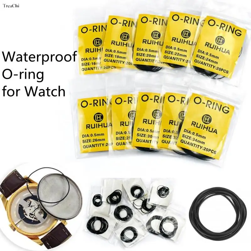 GoodWatchGasketWaterproofRubberORingWatchBackSealCover