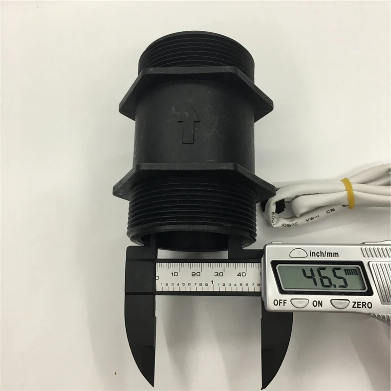 

DN50 Plastic Hall Turbine Water Flow Meter Sensor 2 Inch Flow Sensor 5-250L/Min