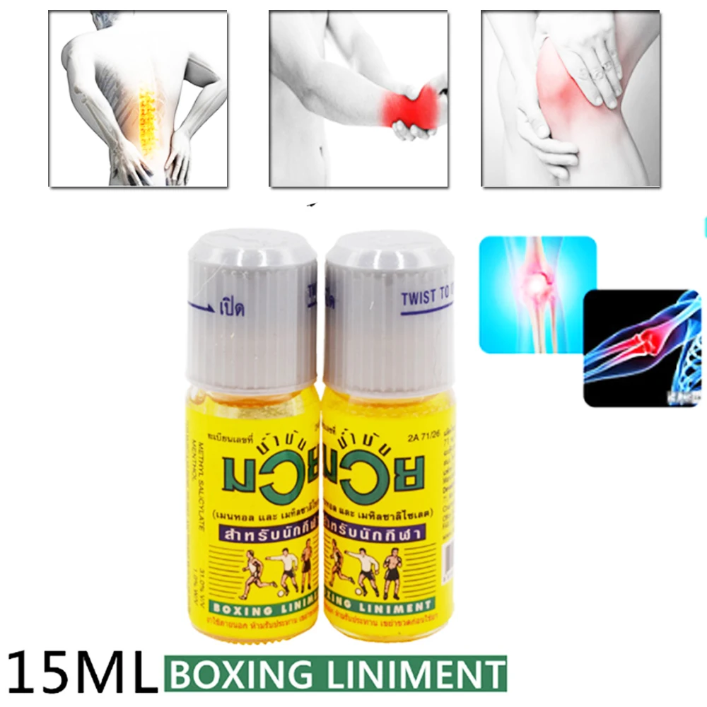 

Namman Muay Thai Boxing Liniment Oil Rheumatoid Arthritis Joint Pain Back Muscular Pain Relief Knee Analgesic Massage oil D421