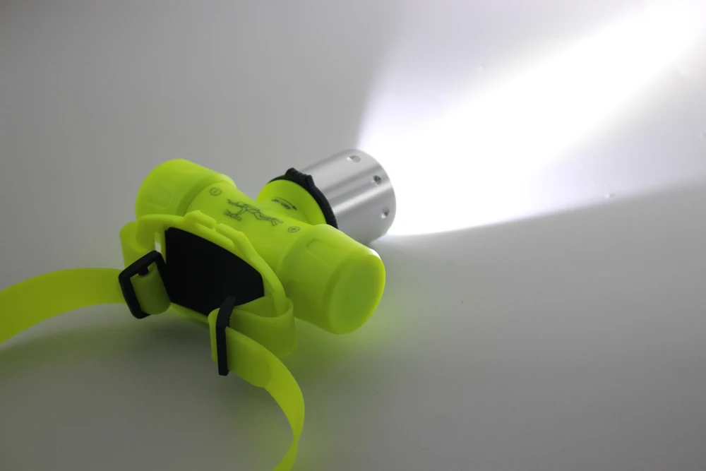 Impermeável LED diving Head Light, Xml T6