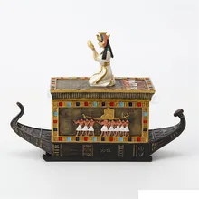 Творческий Древний Египет Нефертити шкатулка искусство скульптура Статуэтка изделия из смолы украшения для дома подарок на день рождения R3670