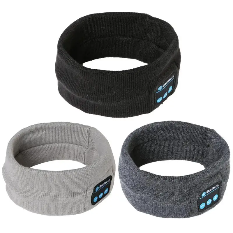 Модная Беспроводная Bluetooth музыкальная шапка, Bluetooth наушники, гарнитура, динамик, микрофон, спортивные, для бега, пешего туризма, вязаные шапки# ND