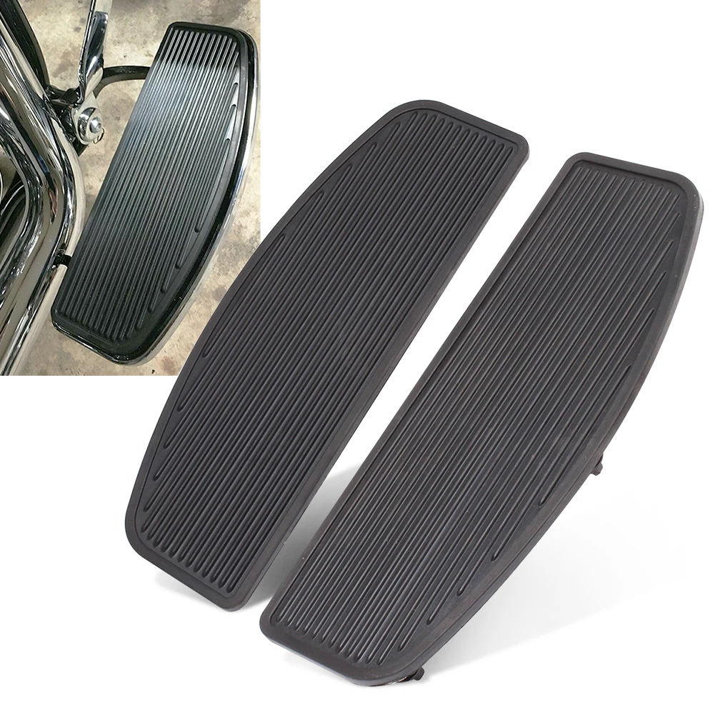 Motorcycle Front Rider Driver Rider Floorboards Foot Boards Inserts For
