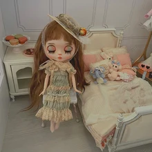 

Fashion Doll Clothes BJD Clothes for 1/6 Yosd/Blythe/Ob24 Doll Accessories,Kawii Doll BJD Dress Outfit for Dolls Reborn doll