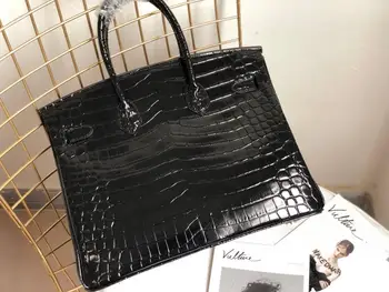 

Luxury leather handbags large-capacity handbag designer fashion shoulder shoulder bag classic crocodile pattern handbag