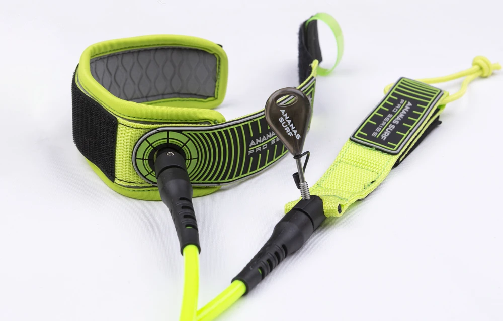 Ananas Surf Pro series короткий поводок для серфинга 7 футов. 213 см. Лодыжки манжеты ноги Веревка безопасности шнур 7 мм ТПУ серфинга поводок