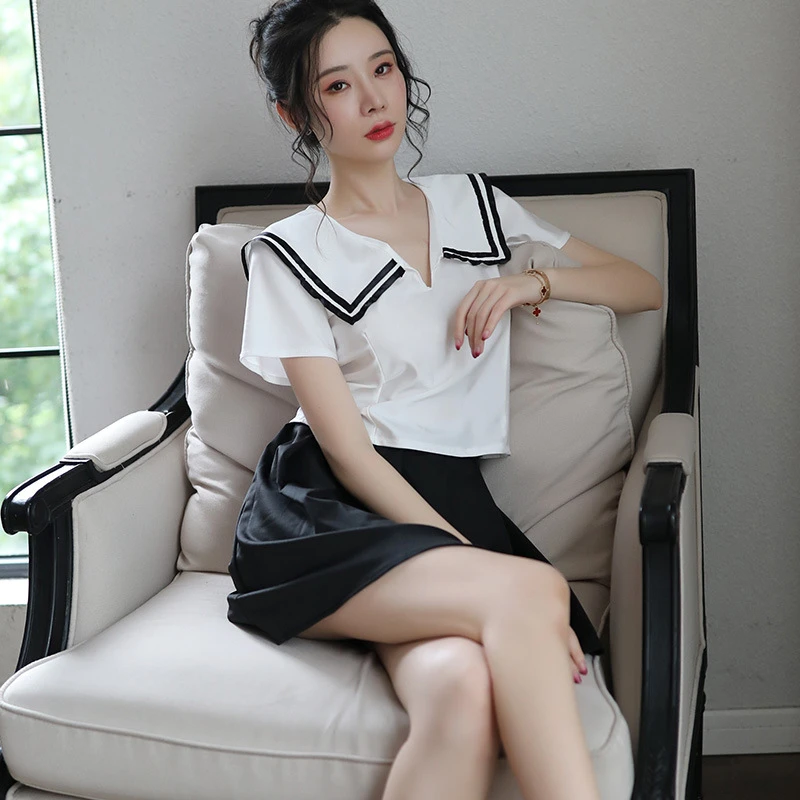Jimiko 女性のためのセクシーな制服 コスプレ衣装 日本人 女子高生のためのエロティックなランジェリー 新しいコレクション21 Aliexpress